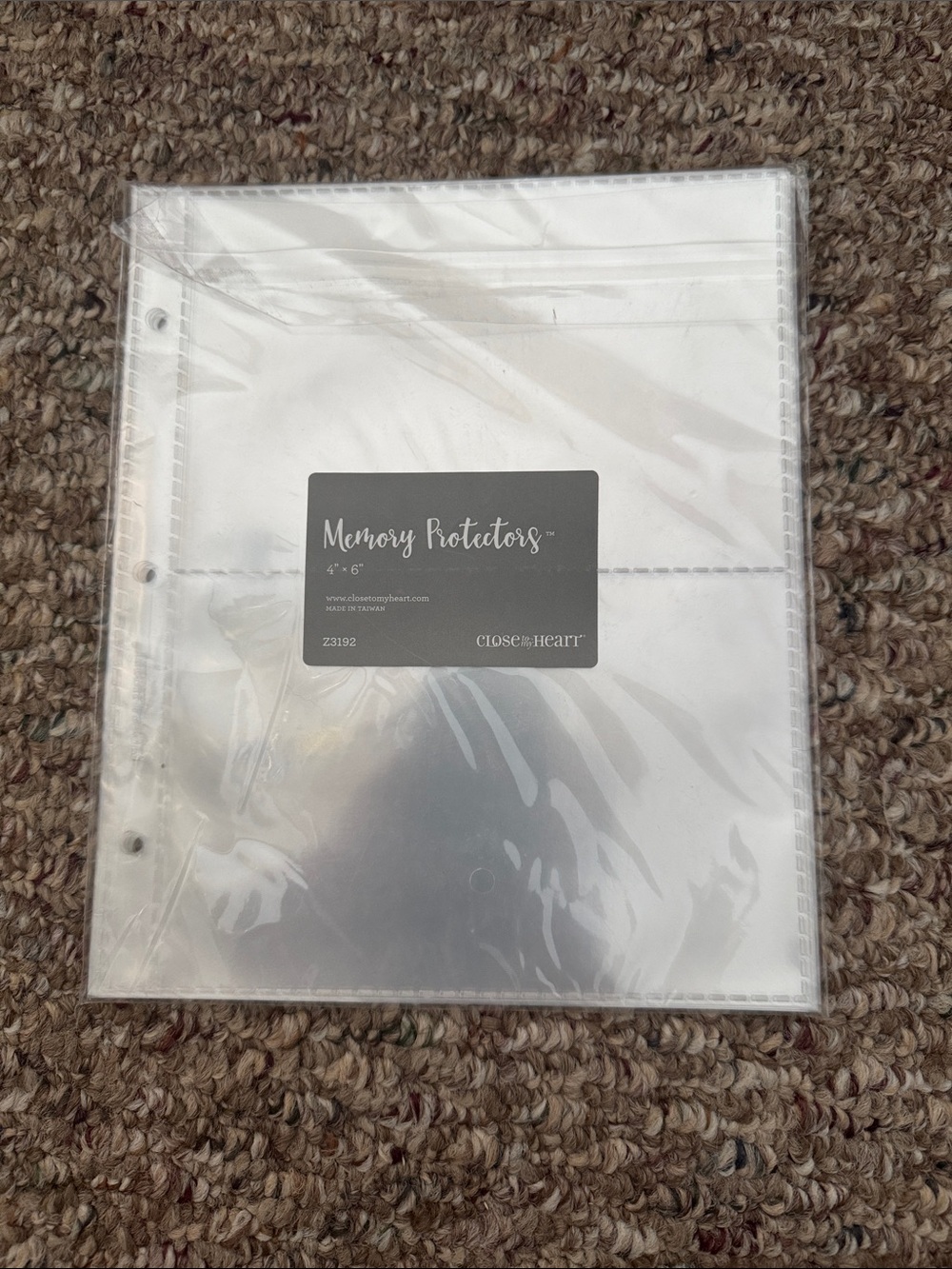 Close To My Heart White Memory Protector Sleeves - Pack